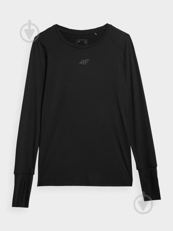 Футболка 4F LONGSLEEVE FNK F165 4FSS23TFLOF165-20S р.XL черный - фото 1