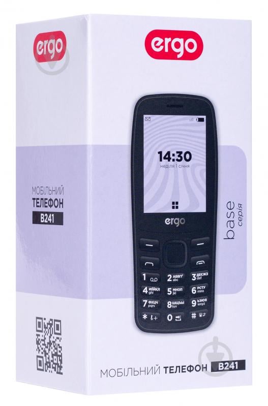 Мобільний телефон Ergo B241 Dual Sim black - фото 8