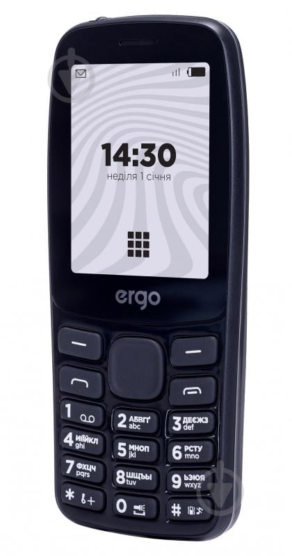 Мобільний телефон Ergo B241 Dual Sim black - фото 3