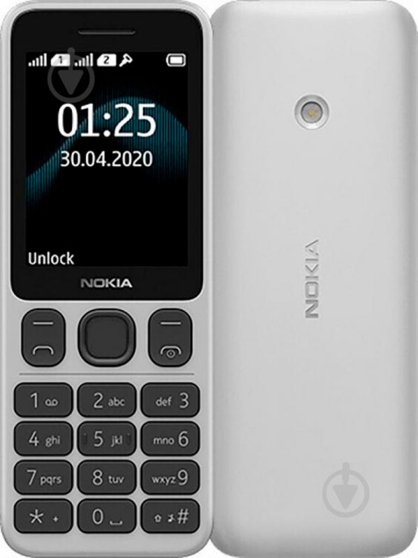 Мобільний телефон Nokia 125 Dual SIM white TA-1253 - фото 1