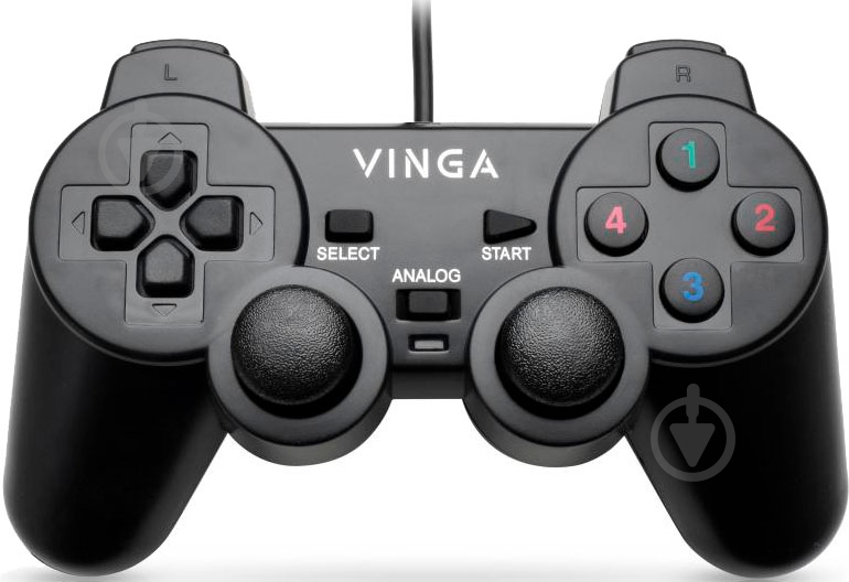 Геймпад Vinga VG1 Black - фото 1