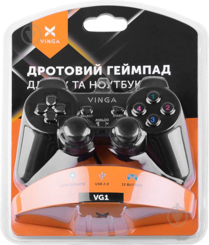Геймпад Vinga VG1 Black - фото 9