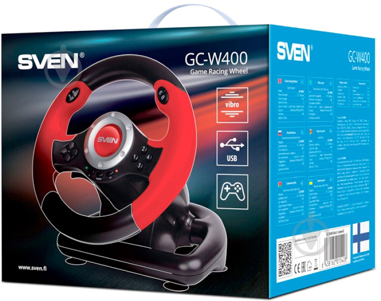 Кермо ігрове Sven GC-W400 - фото 8 Кермо ігрове Sven GC-W400 - фото 8