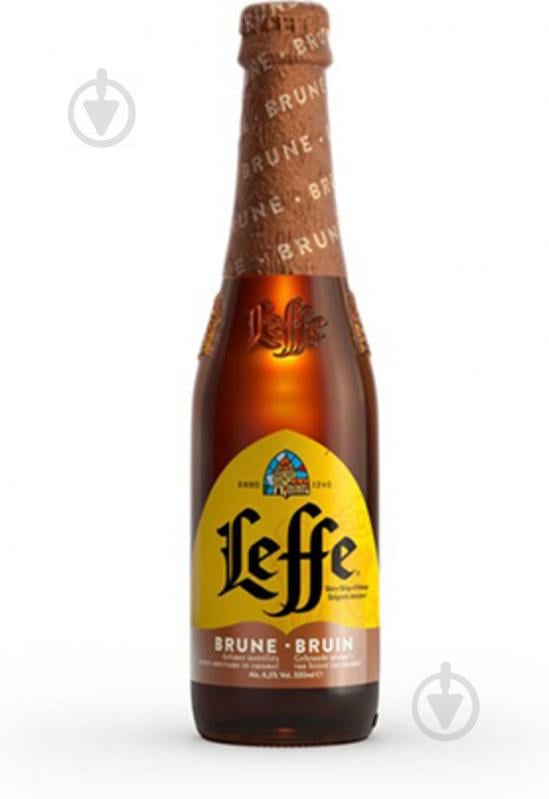 Пиво Leffe Brune темное фильтрованное 6,3% 0,33 л - фото 1