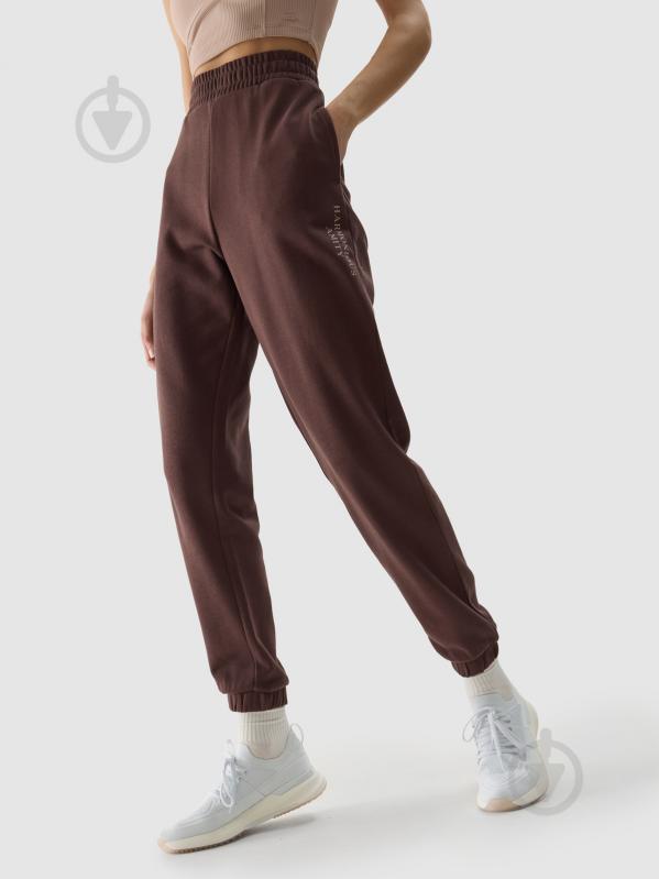 Штани 4F TROUSERS CAS F665 4FWSS24TTROF665-80S р. XS коричневий - фото 2