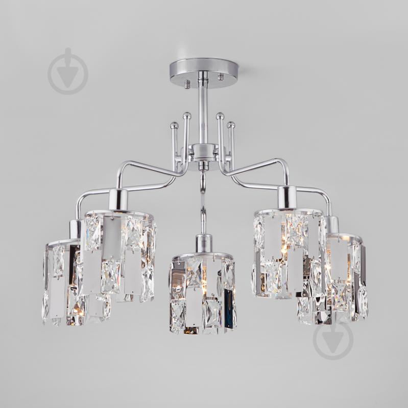 ВІТРИНА! Люстра стельова Strotskis Scoppio 5x60 Вт E14 хром 10101/5 - фото 1