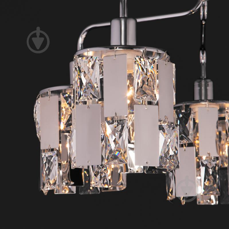 ВІТРИНА! Люстра стельова Strotskis Scoppio 5x60 Вт E14 хром 10101/5 - фото 3