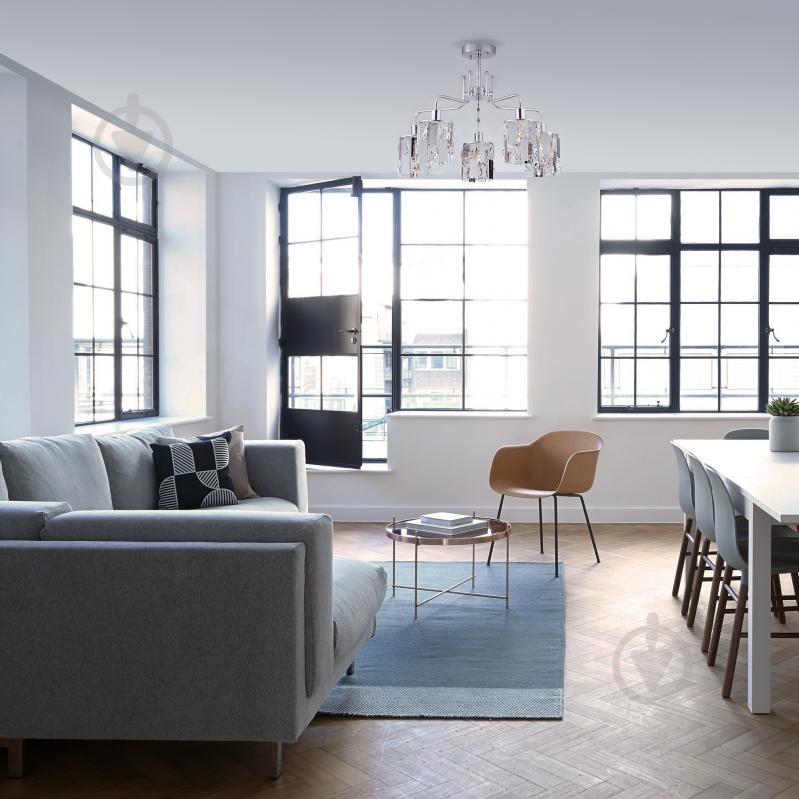 ВІТРИНА! Люстра стельова Strotskis Scoppio 5x60 Вт E14 хром 10101/5 - фото 6