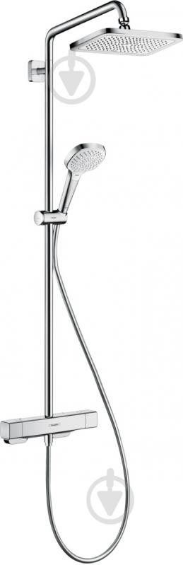 Душова система Hansgrohe Croma E Showerpipe 280 1jet 27630000 хром - фото 1 Душова система Hansgrohe Croma E Showerpipe 280 1jet 27630000 хром - фото 1