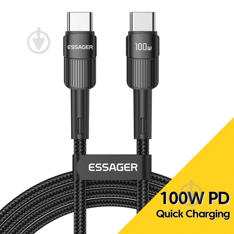 Кабель Essager Star 100W 2 м черный (EXCTT1-XCA01) - фото 1