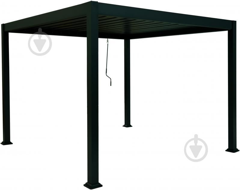 Пергола 3х3х2,3 м графит - фото 1 Пергола 3х3х2,3 м графит - фото 1