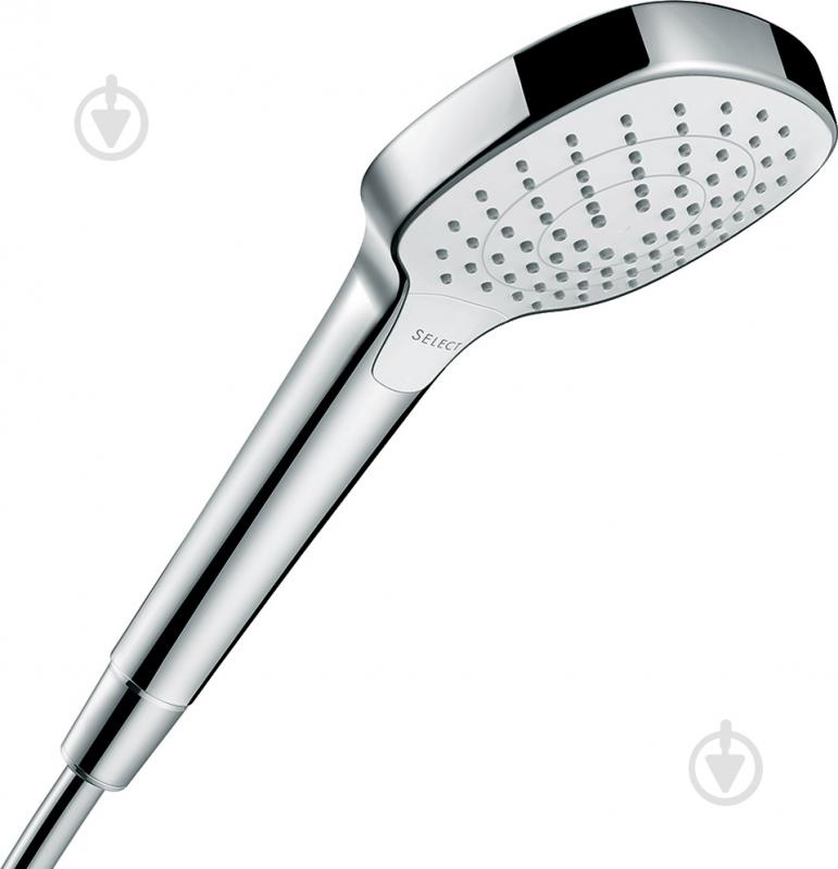 Ручной душ Hansgrohe Croma 110 Select Е Vario HS 26812400 белый/хром - фото 1