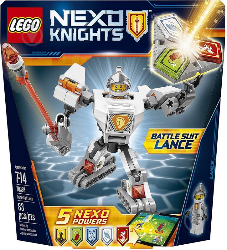 Конструктор LEGO Nexo Knights Боевые доспехи Ланса 70366 - фото 1