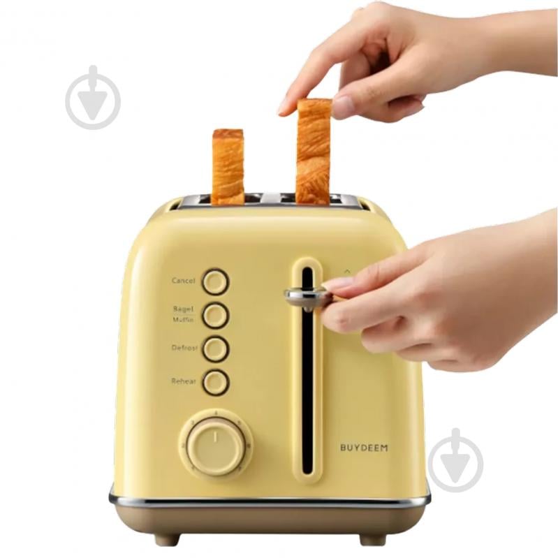 Тостер BUYDEEM DT620E Mellow Yellow (DT620E-MY/EU) - фото 2
