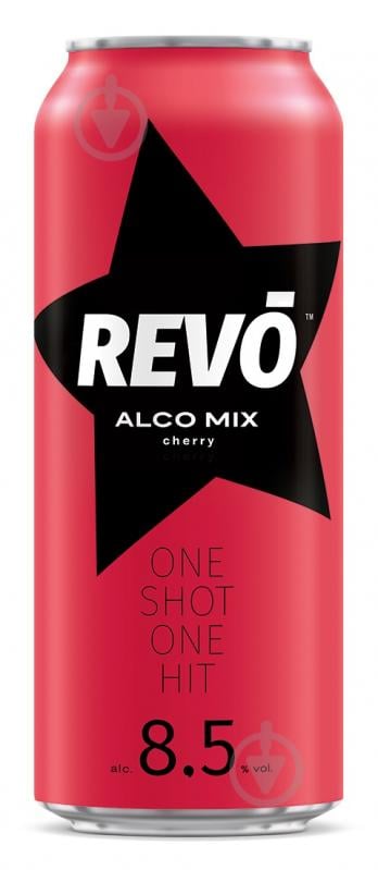 Слабоалкогольний напій Revo Вишня 0,5 л - фото 1