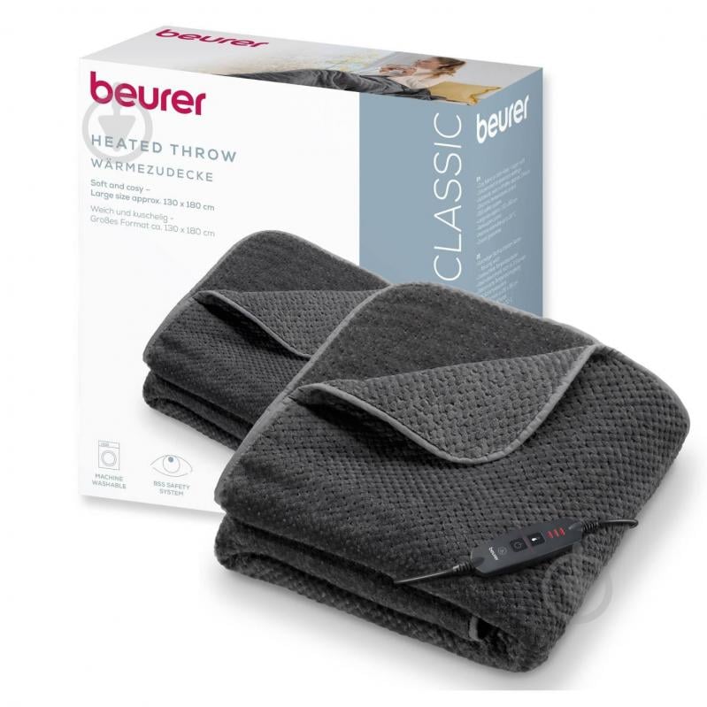 Электроодеяло Beurer HD 65 Dark Grey - фото 2