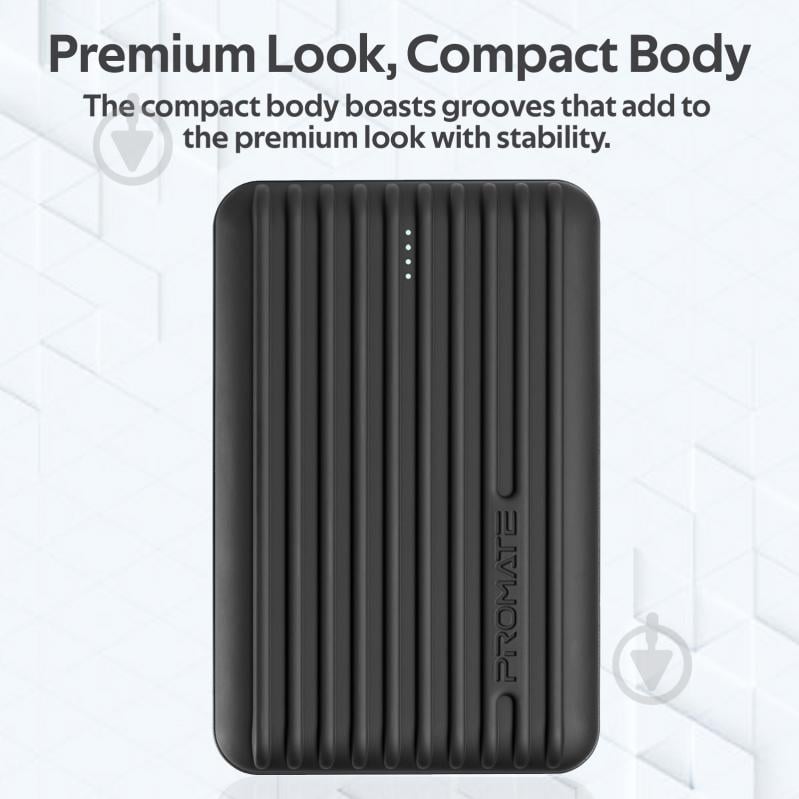 Повербанк Promate 10000 mAh (titan-10c.black) - фото 6