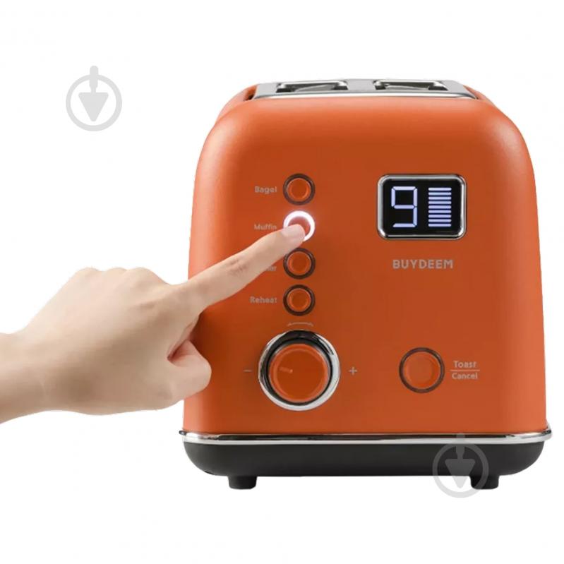 Тостер BUYDEEM DT730E Koi Red (DT730E-KR/EU) - фото 3 Тостер BUYDEEM DT730E Koi Red (DT730E-KR/EU) - фото 3