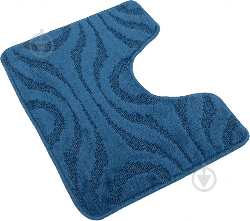 Набор ковриков Vonaldi Standart 55x85 см / 55x42,5 см синий - фото 3