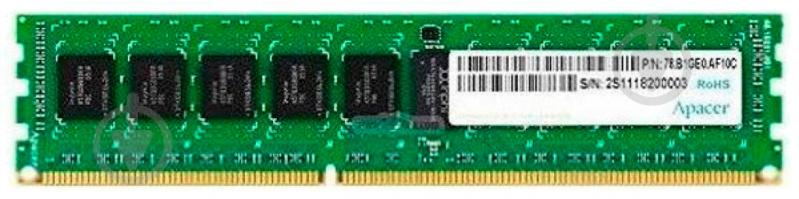 Оперативна пам'ять Apacer DDR3L SDRAM 8 GB (1x8GB) 1600 MHz (DG.08G2K.KAM) - фото 1