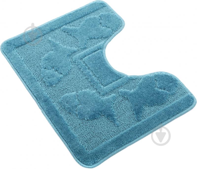 Набор ковриков Vonaldi Standart 55x85 см / 55x42,5 см голубой - фото 3