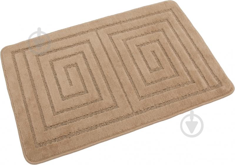 Набор ковриков Vonaldi Standart 55x85 см / 55x42,5 см бежевый - фото 3