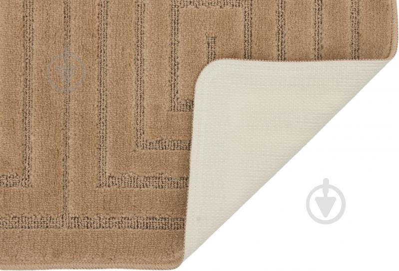 Набор ковриков Vonaldi Standart 55x85 см / 55x42,5 см бежевый - фото 4