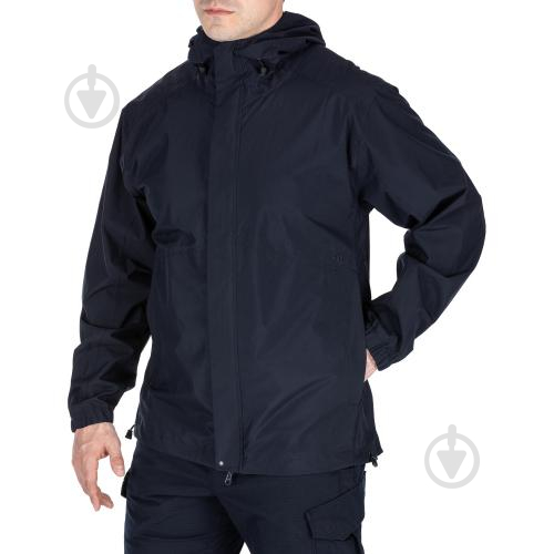 Куртка чоловіча демісезонна 5.11 Tactical ШТОРМОВА "DUTY RAIN SHELL" 48353-724 р.L темно-синя - фото 2