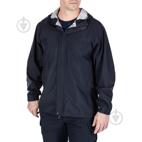 Куртка чоловіча демісезонна 5.11 Tactical ШТОРМОВА "DUTY RAIN SHELL" 48353-724 р.M темно-синя - фото 1