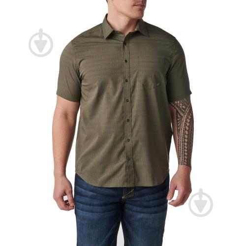 Сорочка 5.11 Tactical ТАКТИЧНА "AERIAL SHORT SLEEVE SHIRT" р.М [055] Khaki - фото 1