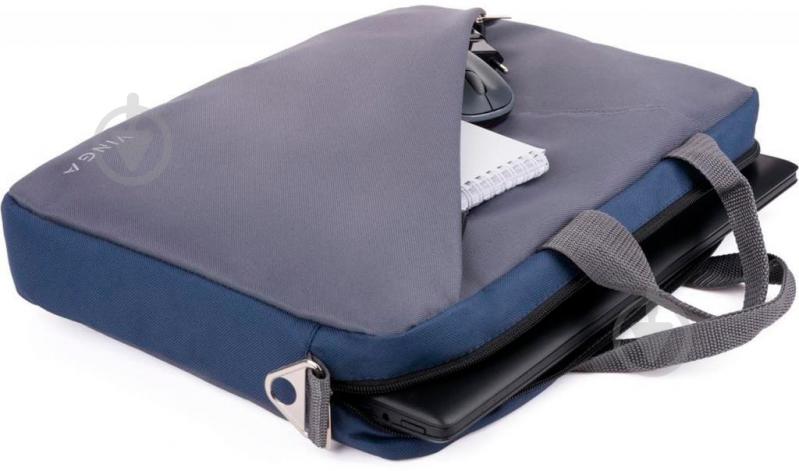 Сумка для ноутбука Vinga 15.6" grey (NB180GR) - фото 11 Сумка для ноутбука Vinga 15.6" grey (NB180GR) - фото 11