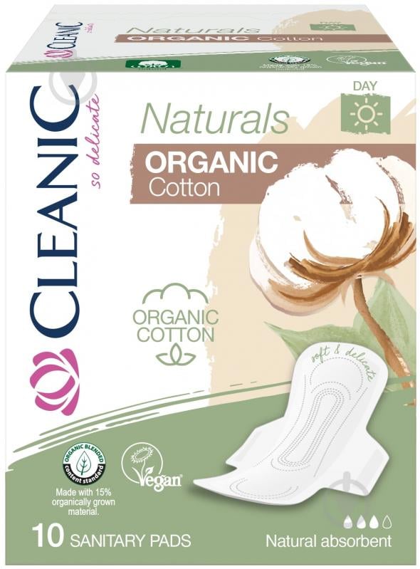 Прокладки гигиенические Cleanic Naturals Organic Cotton Day - фото 1