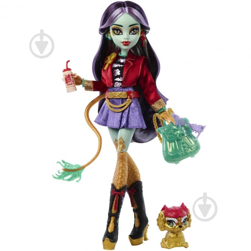 Кукла Monster High Джинафаер "Монстро-классика" HYV58 - фото 1 Кукла Monster High Джинафаер "Монстро-классика" HYV58 - фото 1