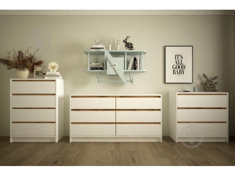 УЦЕНКА! Комод Lion. Арт-2 бетон/нимфея альба (УЦ №2847) - фото 4