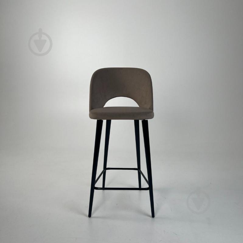 Стул барный TWINSANN Mark 580x500x1100 мм черный / бежевый - фото 2 Стул барный TWINSANN Mark 580x500x1100 мм черный / бежевый - фото 2