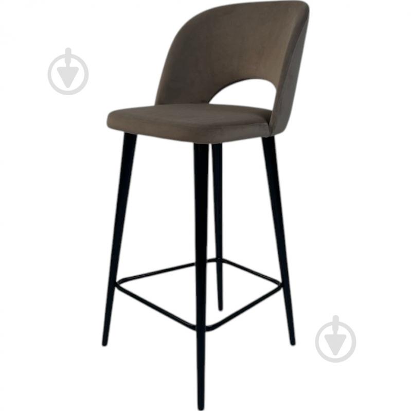 Стул барный TWINSANN Mark 580x500x1100 мм черный / бежевый - фото 1 Стул барный TWINSANN Mark 580x500x1100 мм черный / бежевый - фото 1