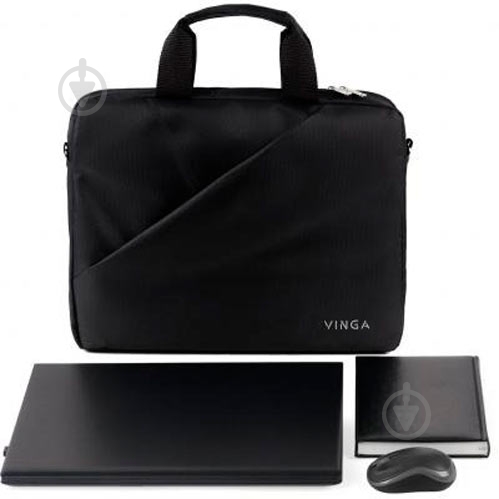 Сумка для ноутбука Vinga 14" black (NB141BK) - фото 2