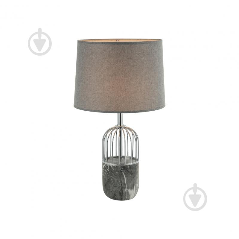 ВІТРИНА! Настільна лампа Vio Concept Solen big 1x40 Вт E27 біло-сірий/хром 80410-02-TB1-GW - фото 1