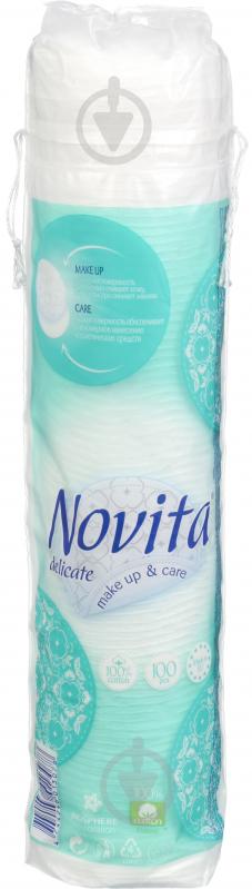 Ватні диски Novita delicate make up & care 100 шт. - фото 1