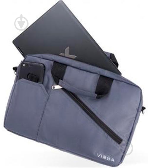 Сумка для ноутбука Vinga 13" grey (NB135GR) - фото 2