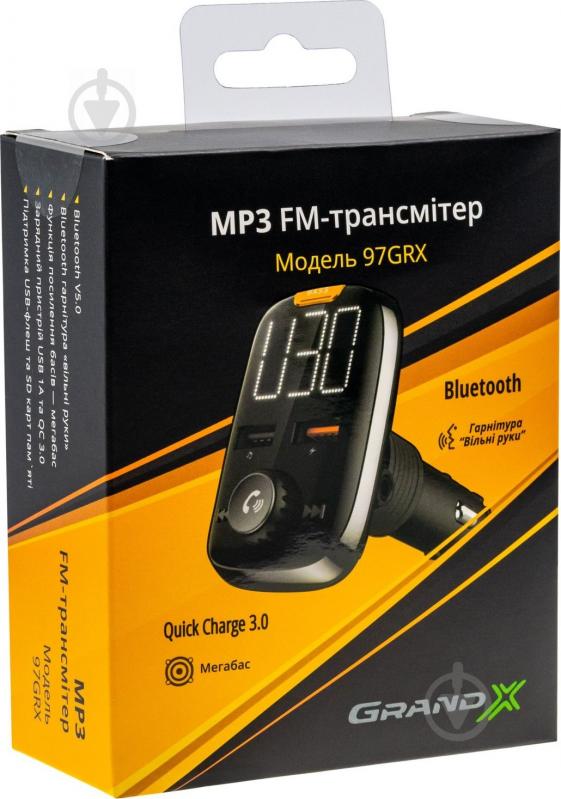 FM-трансмітер Grand-X 97GRX - фото 4