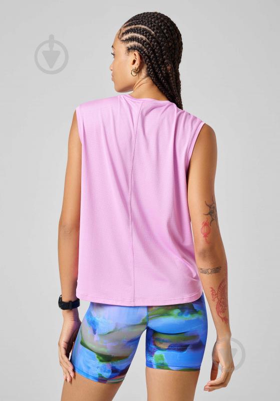 Футболка жін.  р.M рожевий 24104-474 LASER MESH MUSCLE TANK ORCHID PINK,XS Casall SS24 - фото 2