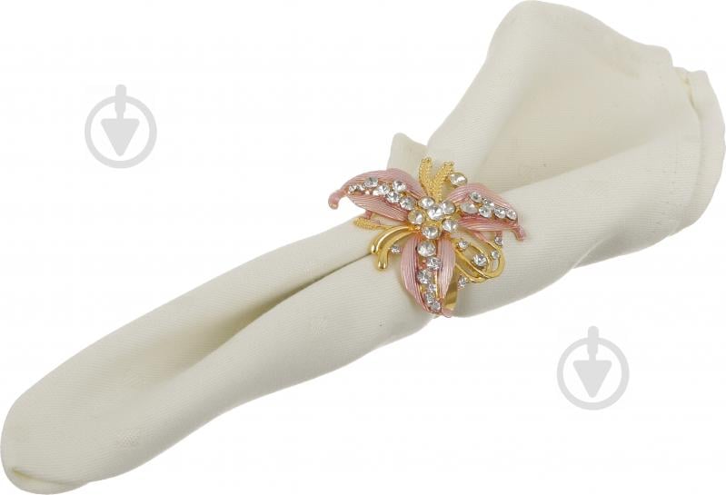 Кільце для серветок Diamond Pink Flower YQU9165-2 - фото 4