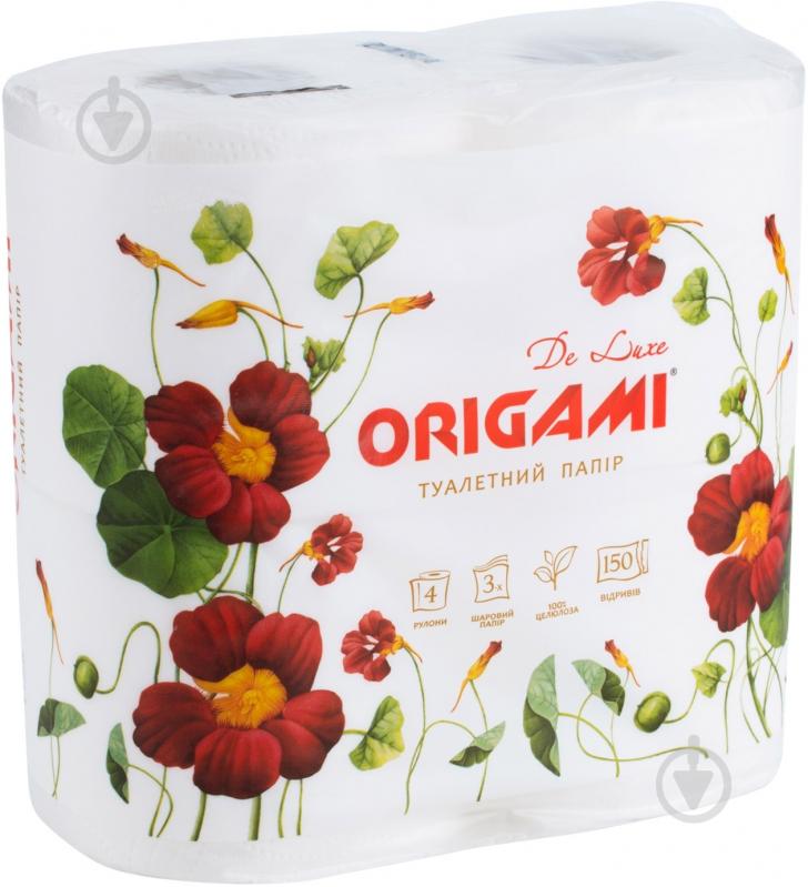 ᐉ Туалетная бумага Origami De Luxe трехслойная 4 шт. • Купить в Киеве ...