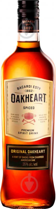 Напиток ромовый Bacardi Oakheart 0,5 л - фото 1