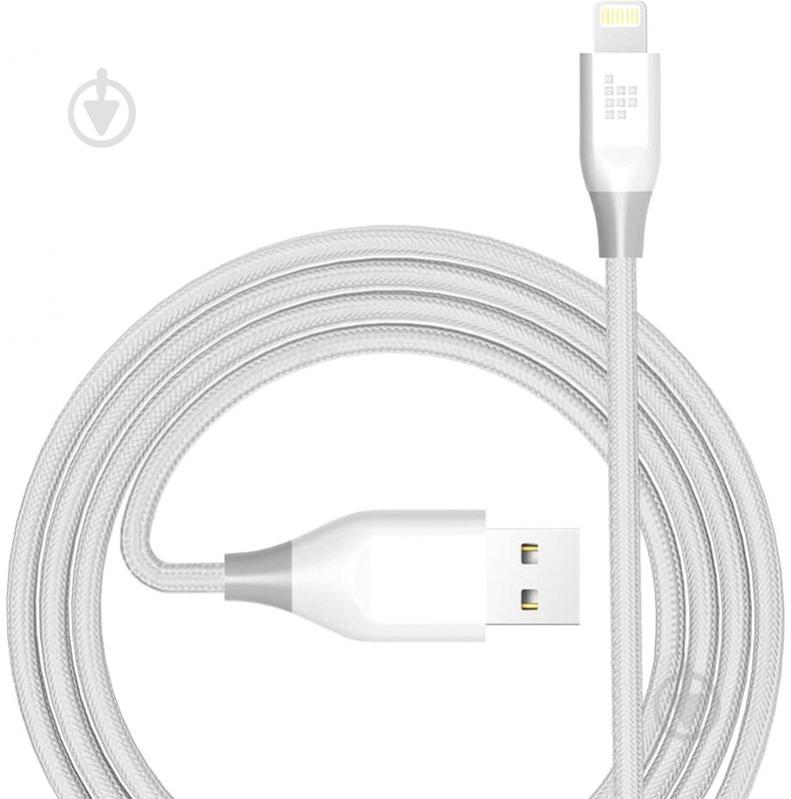 Кабель Tronsmart Lightning – USB 1,2 м белый (59540) MFi 19AWG - фото 1 Кабель Tronsmart Lightning – USB 1,2 м белый (59540) MFi 19AWG - фото 1