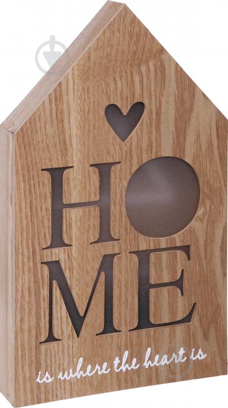 Декор настенный LED Home 29,7x17 см - фото 2