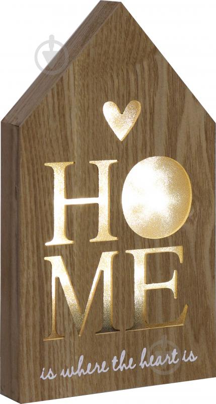 Декор настенный LED Home 29,7x17 см - фото 1