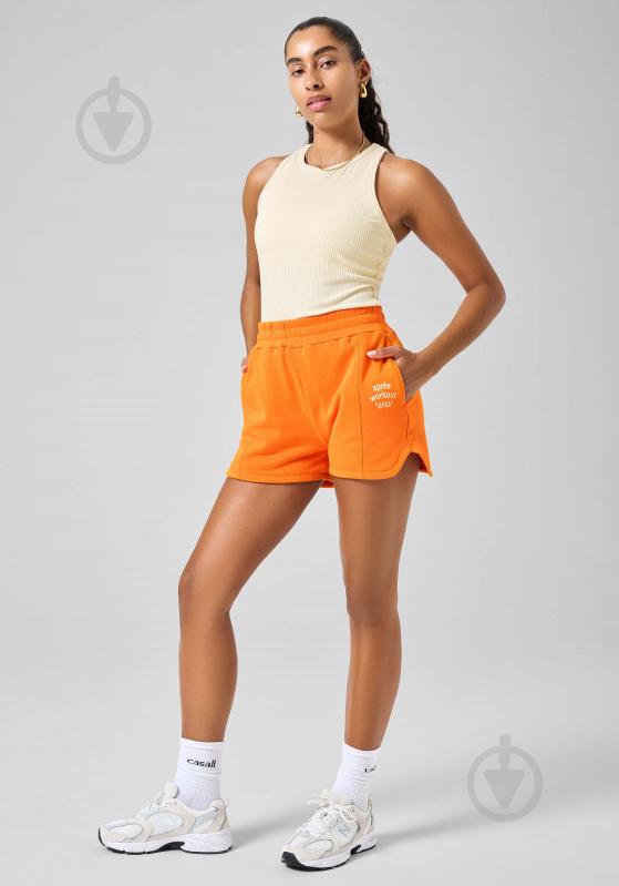 Шорти жін.  р.M жовтий 24145-472 TERRY SPRING SHORTS BURNT ORANGE,XS Casall SS24 - фото 1