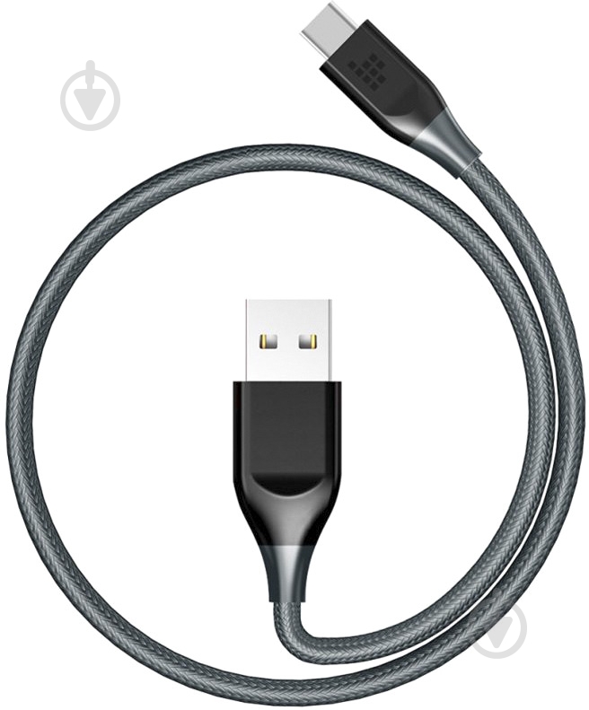 Кабель Tronsmart Type-C – USB 2.0 1 м серый (62833) ATC6 - фото 1 Кабель Tronsmart Type-C – USB 2.0 1 м серый (62833) ATC6 - фото 1